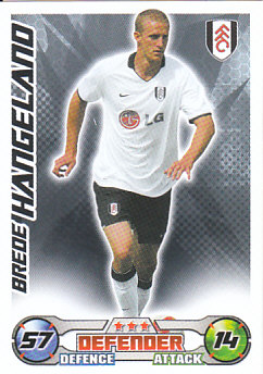 Brede Hangeland Fulham 2008/09 Topps Match Attax #112